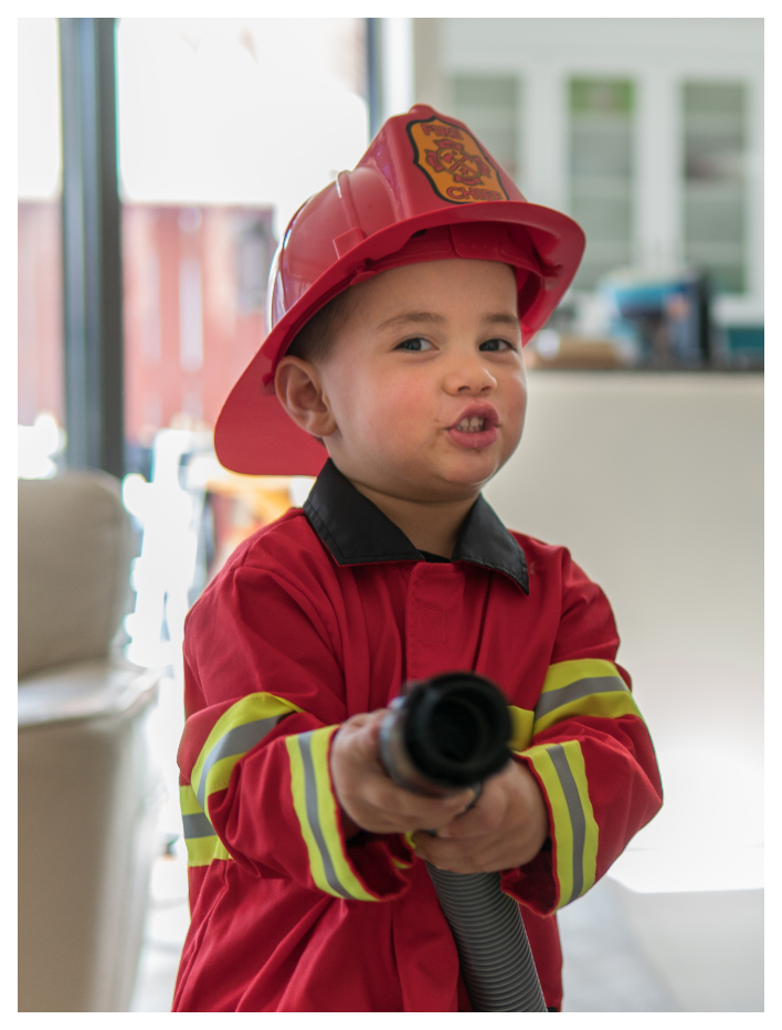 firefighter kid
